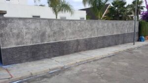 hormigon impreso vertical fachadas